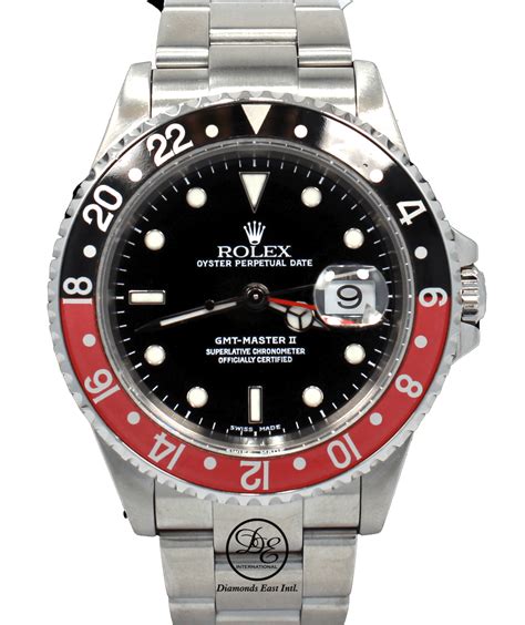 rolex gmt master ii coke 16710 black/red 40mm steel oyster|rolex 16710 serial numbers.